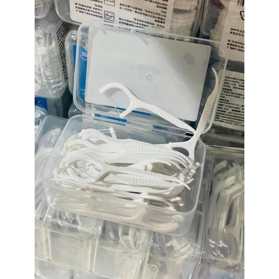 chỉ nha khoa làm sạch răng hộp 50 cái ( tuyển sỉ )