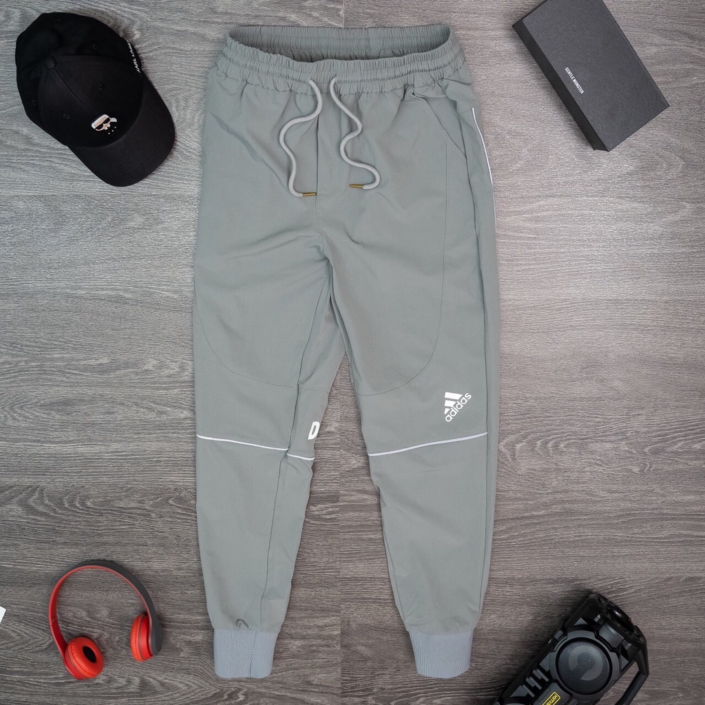 Quần jogger thể thao gió nam nữ, Quần thể thao nam thu đông nam chất gió cao cấp hàng vnxk