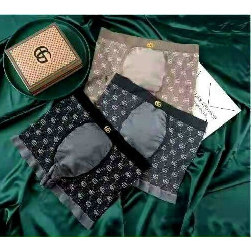 [Hộp 3] Quần lót boxer nam cao cấp Guici Sịp đùi cotton nâng mông kháng khuẩn DOLOTDAY