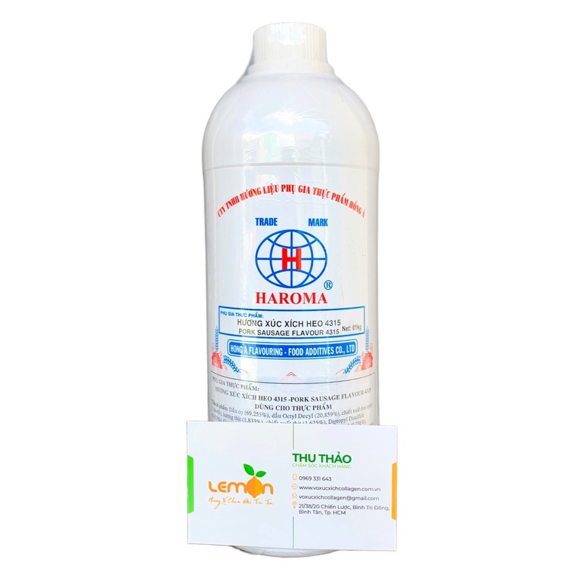 1Kg Hương xúc xích heo 4315 HAROMA tạo mùi thơm cho xúc xích, thực phẩm từ thịt