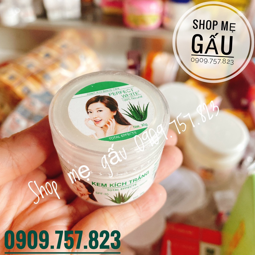 Kem kích trắng nhanh Nha Đam 30g 1 hũ