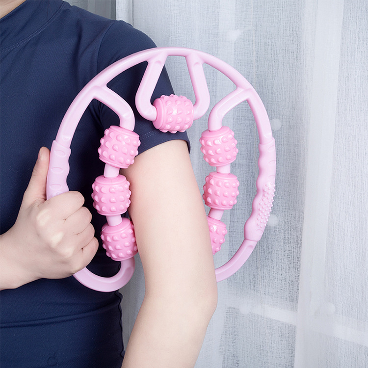 Dụng Cụ massage Cơ Bắp Tay, Bắp Chân, Eo Đa Năng 7 Bi Xoay 360 độ Giúp Cơ Thể Thon Gọn, Giảm Đau Nhức Hiệu Quả