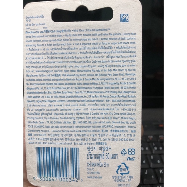 Chỉ nha khoa Oral B 50m