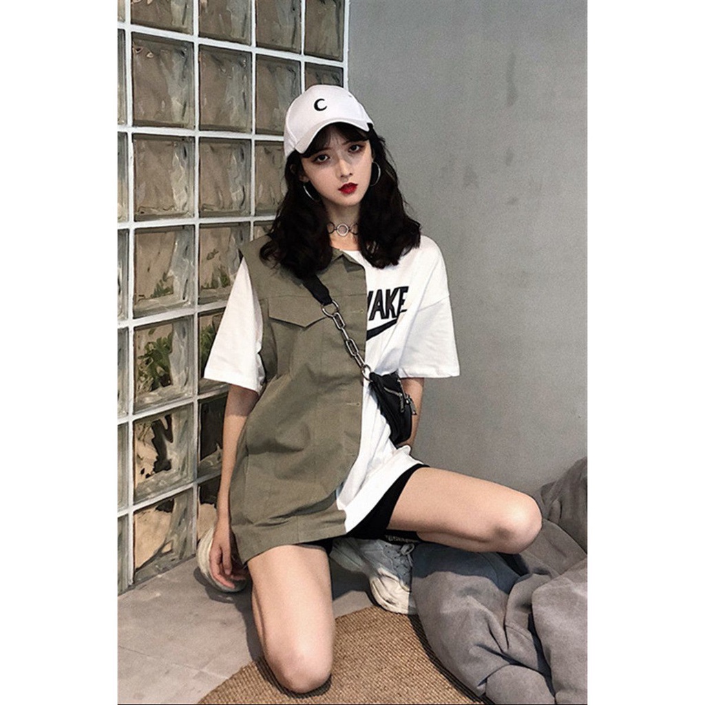 Áo thun nữ dáng rộng phiên bản Hàn Quốc tay ngắn 2020 mới thời trang mỏng