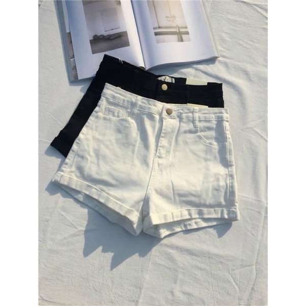 Quần đùi kaki lật lai bẻ