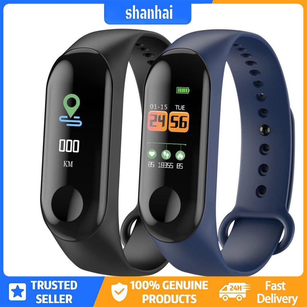 Smart Band Watch Fitness Tracker Heart Rate Watch Đồng hồ bền và thiết thực