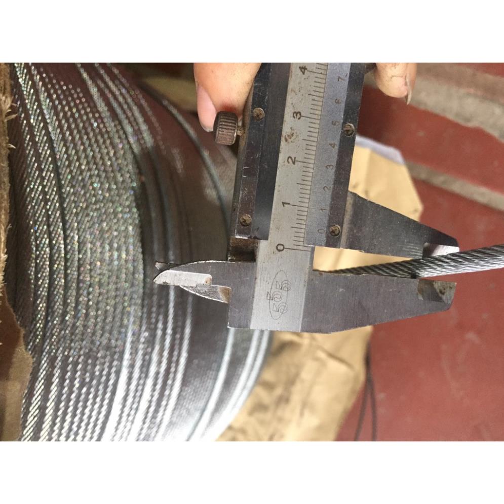 Cáp chống xoắn phi 5 - 6, cáp cẩu, 10m, 20m, 30m, 50m cáp cẩu chống xoắn