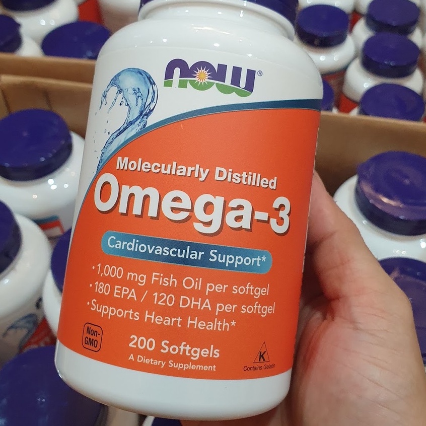 Now Food Omega3, Viên Uống Dầu Cá Tăng Cường Sức Khỏe