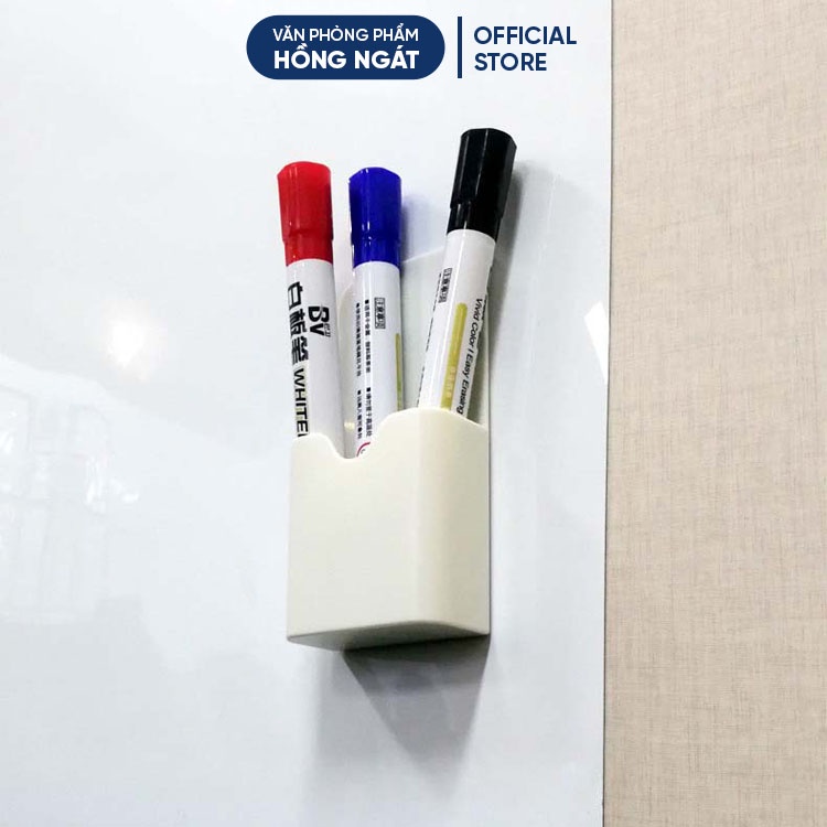 Ống đựng bút có nam châm dính bảng từ size nhỏ, hộp đựng bút văn phòng đa năng cute dễ thương bằng nhựa giá rẻ OB03