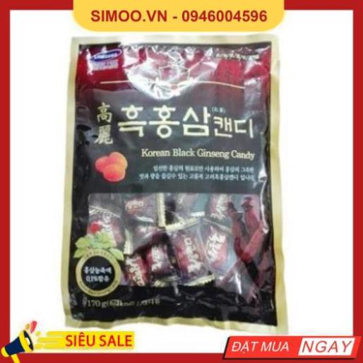 💥 ⚡ SẢN PHẨM CHÍNH HÃNG 💥 ⚡  Kẹo Hắc Sâm Hàn Quốc 170g 💥 ⚡