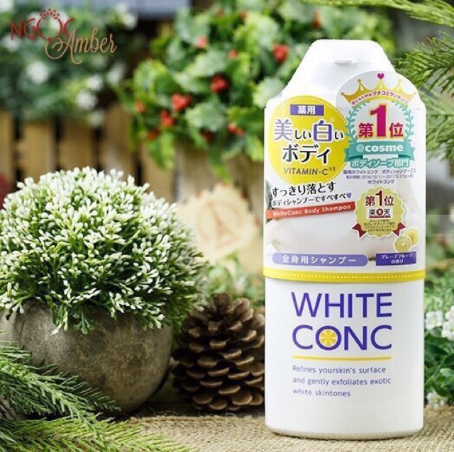 Sữa tắm trắng da của Nhật  WHITE CONC BODY VITAMIN C 360ml