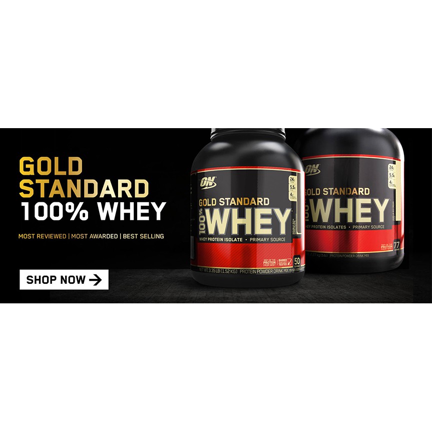 Sữa tăng cơ Whey Protein ON Gold Standard 100% Whey 5Lbs, (76 servings)