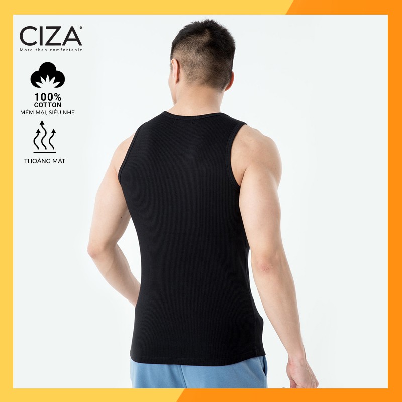 Áo ba lỗ nam tập gym thể thao sát nách cotton mềm co giãn 4 chiều thấm hút mồ hôi CIZA ATKS01 | BigBuy360 - bigbuy360.vn