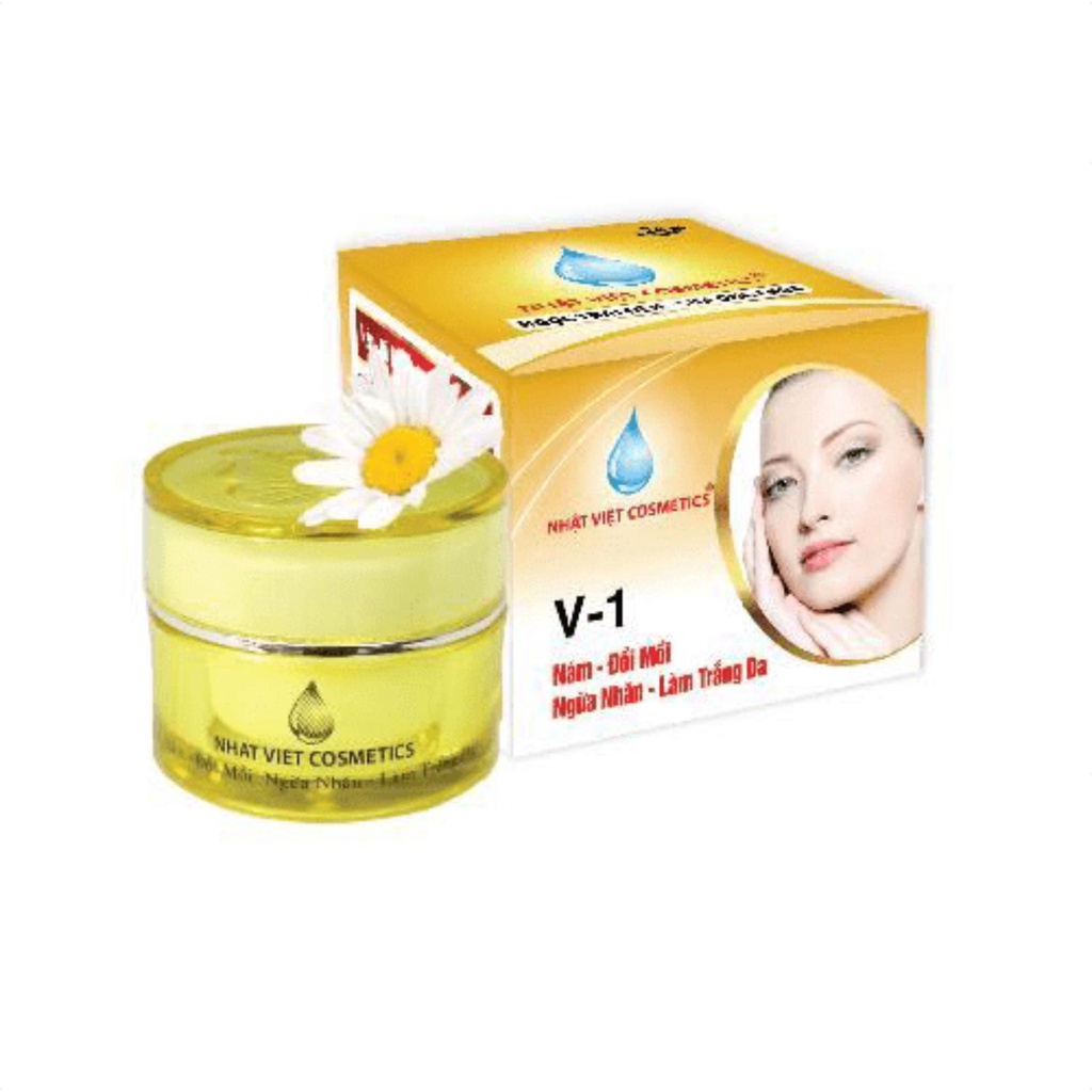 KEM NÁM NGỪA NHĂN LÀM TRẮNG DA V1 NHẬT VIỆT COSMETICS 8G
