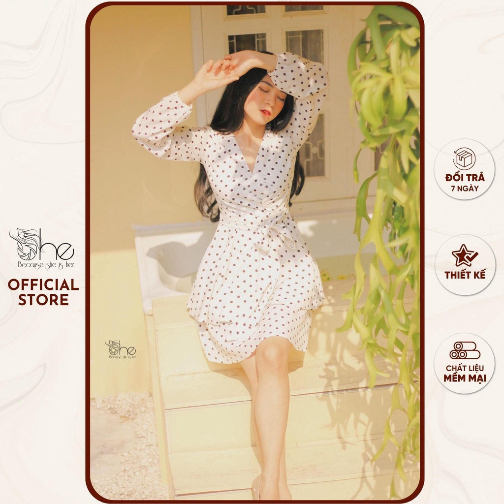 Đầm váy hoa voan thiết kế đẹp She,Đầm nữ 2 tầng xoè thời trang cho nữ SDX19