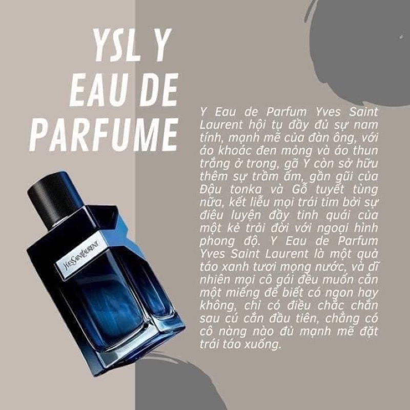 Mẫu thử YSL Y edp