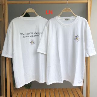 Áo phông hoa cánh nhỏ 2 mặt
