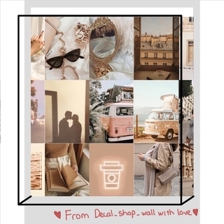 Khổ A4/ A5 Wall Collage keo sãng bóc dán tường trang trí decor phòng ngủ - theme boujee aesthetic