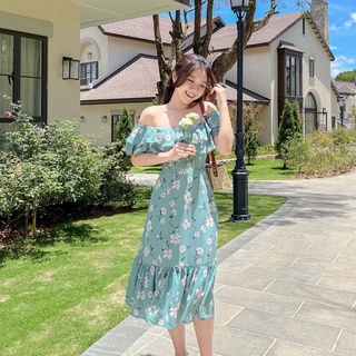 Đầm KELLY - Đầm bẹt vai đuối cá