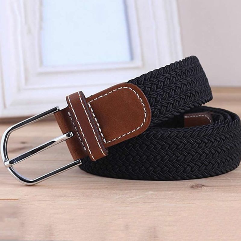 Thắt lưng giả da co giãn thời trang cho nam