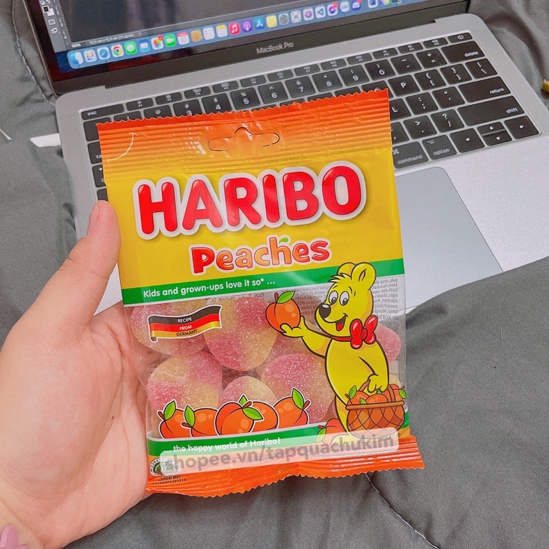 Kẹo dẻo HARIBO nhiều vị bịch 80G Đức - tapquachukim
