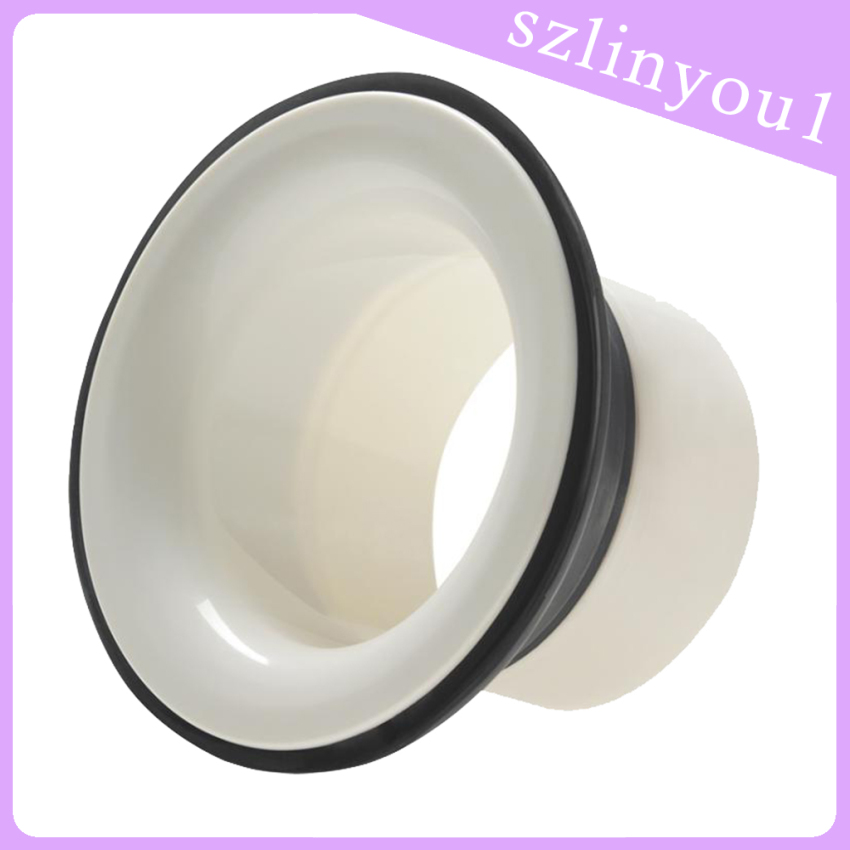 New Arrival ABS Rubber Bass Drum Port Hole Bass Enhancer for Drum Kit Parts 17cm White