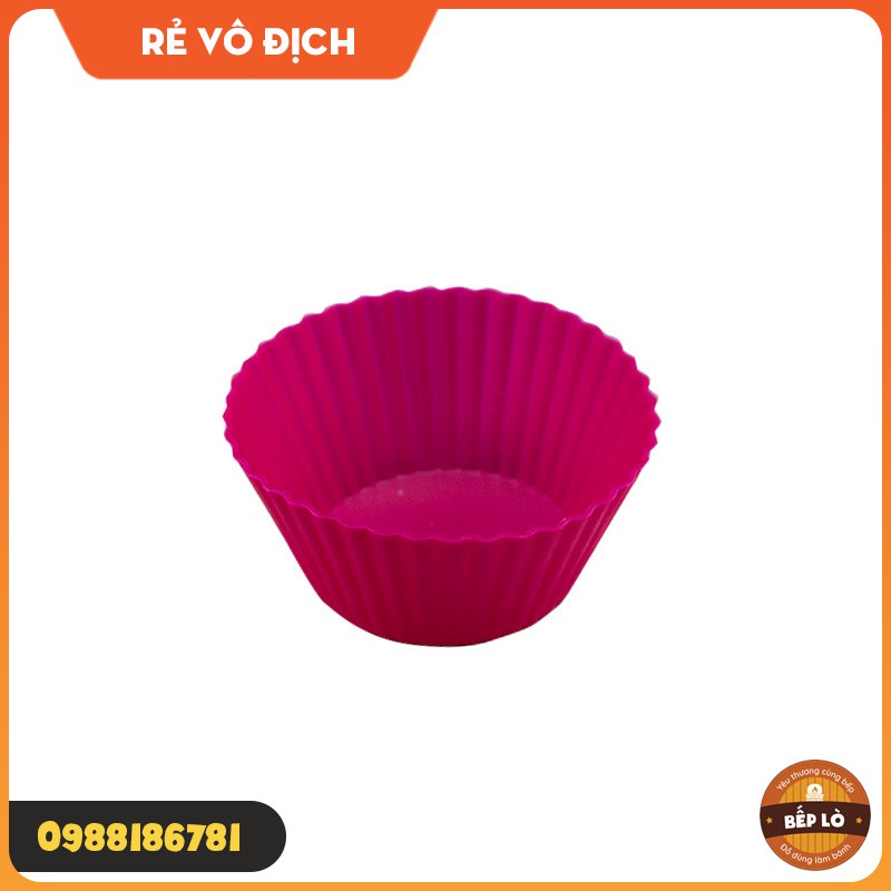 Dụng cụ làm bánh - Khuôn Cupcake Muffin Silicon Làm Bánh Cupcake