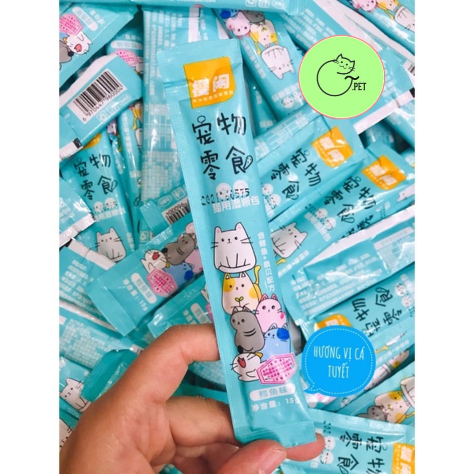 Súp thưởng cho mèo SHIZUKA, soup thưởng cho mèo thanh 15g | Tpetshop