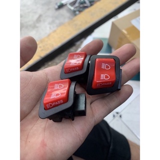 Nút Công Tắc Nút Đề,dling stop,passing,Kèn Màu Đỏ