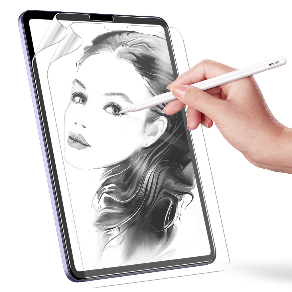 Miếng dán màn hình ESR bảo vệ chống loá an toàn tiện dụng cho iPad 9.8 / air 4 / Pro 11 / 12.9 (2020/2021) Pro 2020/2018