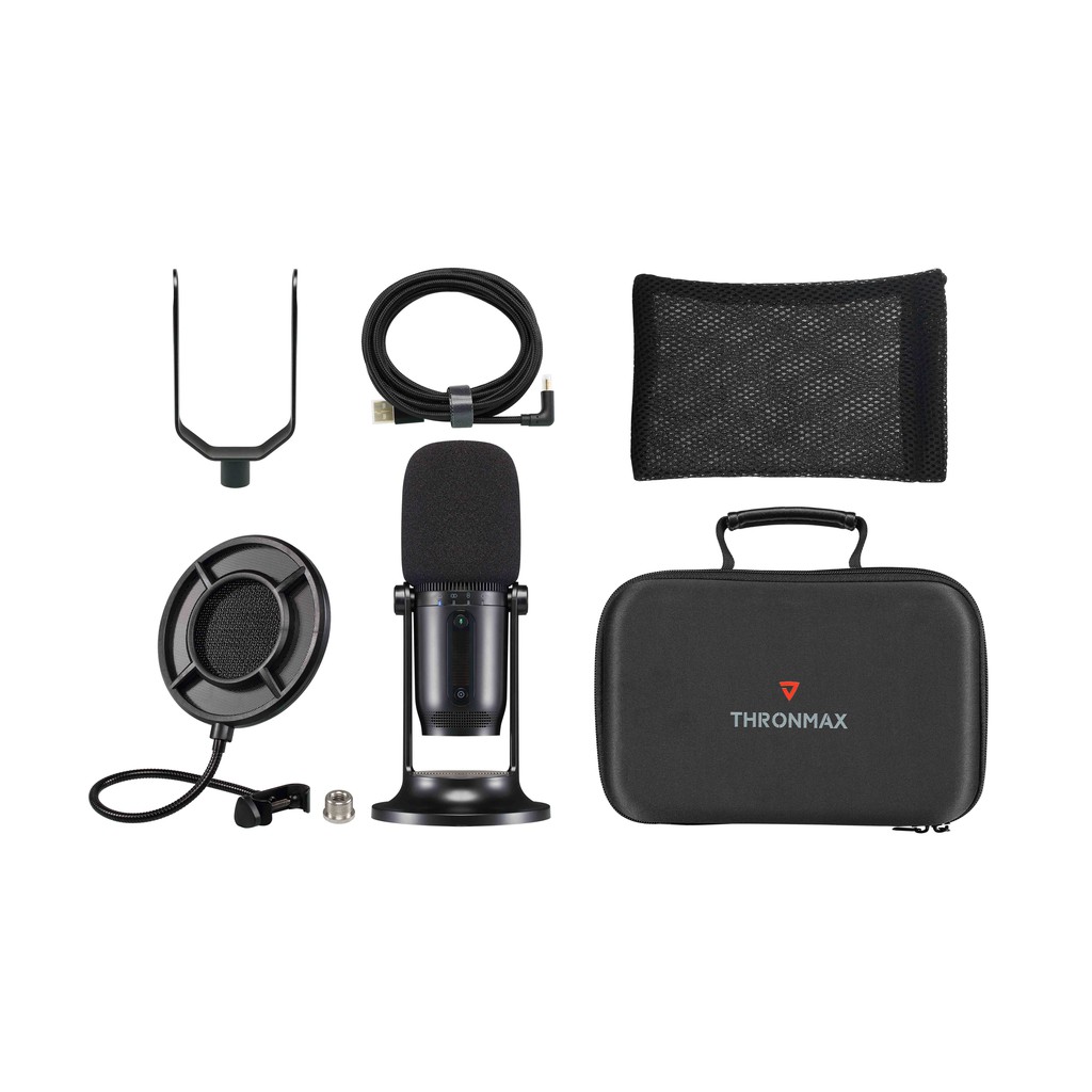 [Mã ELHACE giảm 4% đơn 300K] Thiết Bị Thu Âm - Microphone Thronmax Mdrill One Kit M2 - Black - Hàng Chính Hãng