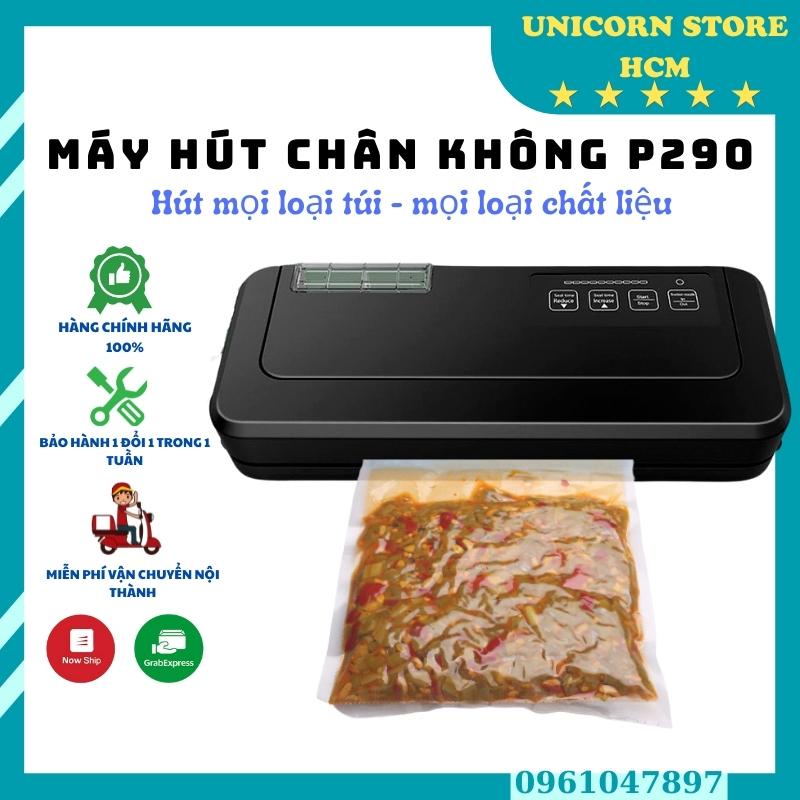 Máy hút chân không không kén túi P290, Máy hút chân không thực phẩm, Hút khô, ướt, Đa dạng túi, Tặng túi,BẢO HÀNH UY TÍN