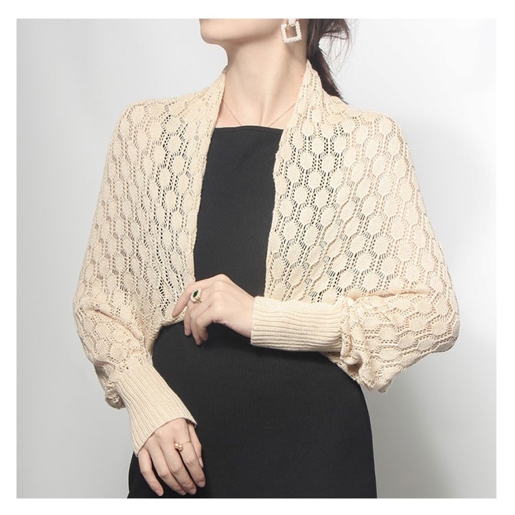 Áo Choàng Chống Nắng Tay Dài Dáng Rộng Thiết Kế Khoét Rỗng Phong Cách Sườn Xám Thời Trang Mùa Hè Cho Nữ