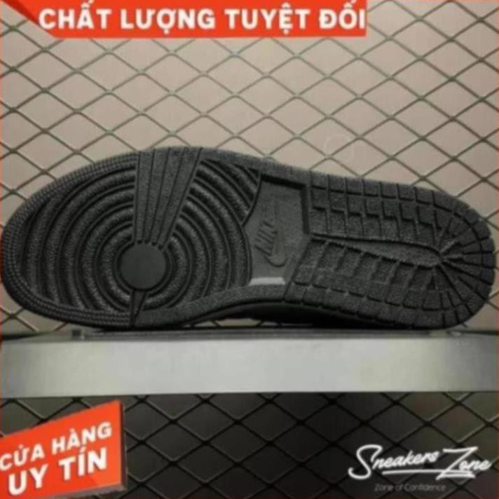 Giầy Jordan 1 đen trắng cao cổ chất đẹp fullbox  (Bản da nhăn) | BigBuy360 - bigbuy360.vn