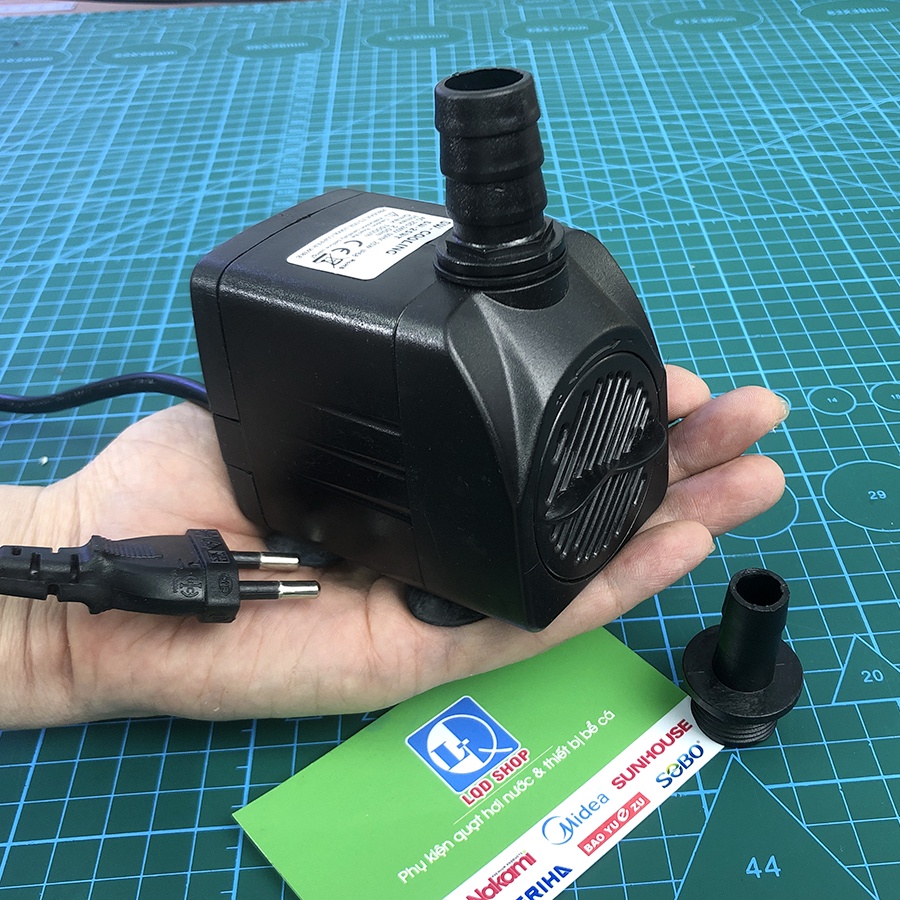 Máy bơm chìm mini, bơm tiểu cảnh, bể cá SW - dây đồng hoạt động bền bỉ - yên tính