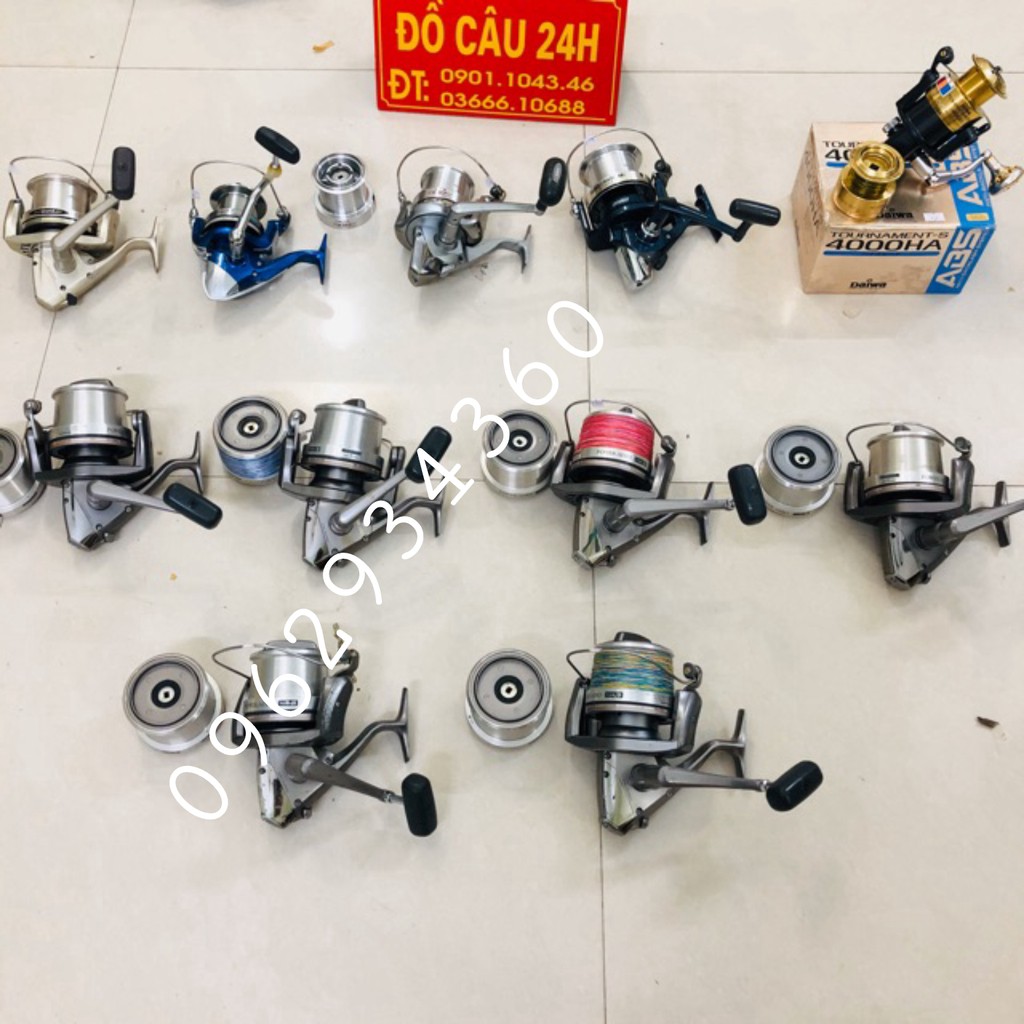 Máy Câu Cá Nhật Bãi Cối Nông, Mobin Sống Shimano, Daiwa...