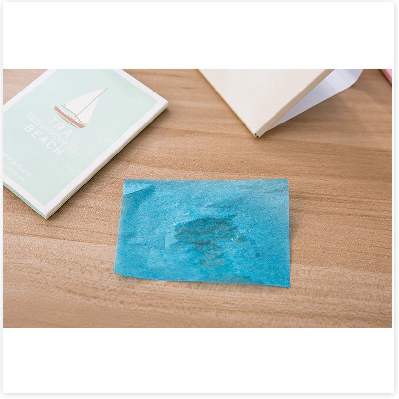 Giấy thấm dầu 🎉SALE ️🎉 Hộp giấy thấm dầu phong cách Hàn Quốc giúp làm sạch da mặt, tiện lợi đáng yêu 7305