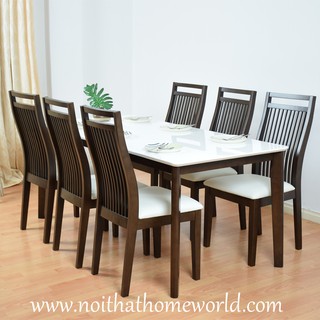 Bộ bàn ăn 6 ghế Chonoithat HW331-WN-6C
