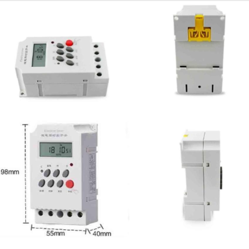 Công tắc hẹn giờ electron timer KG316T-II dùng trong tưới tiêu nông nghiệp, công tắc hẹn giờ kg316t bật tắt tự động