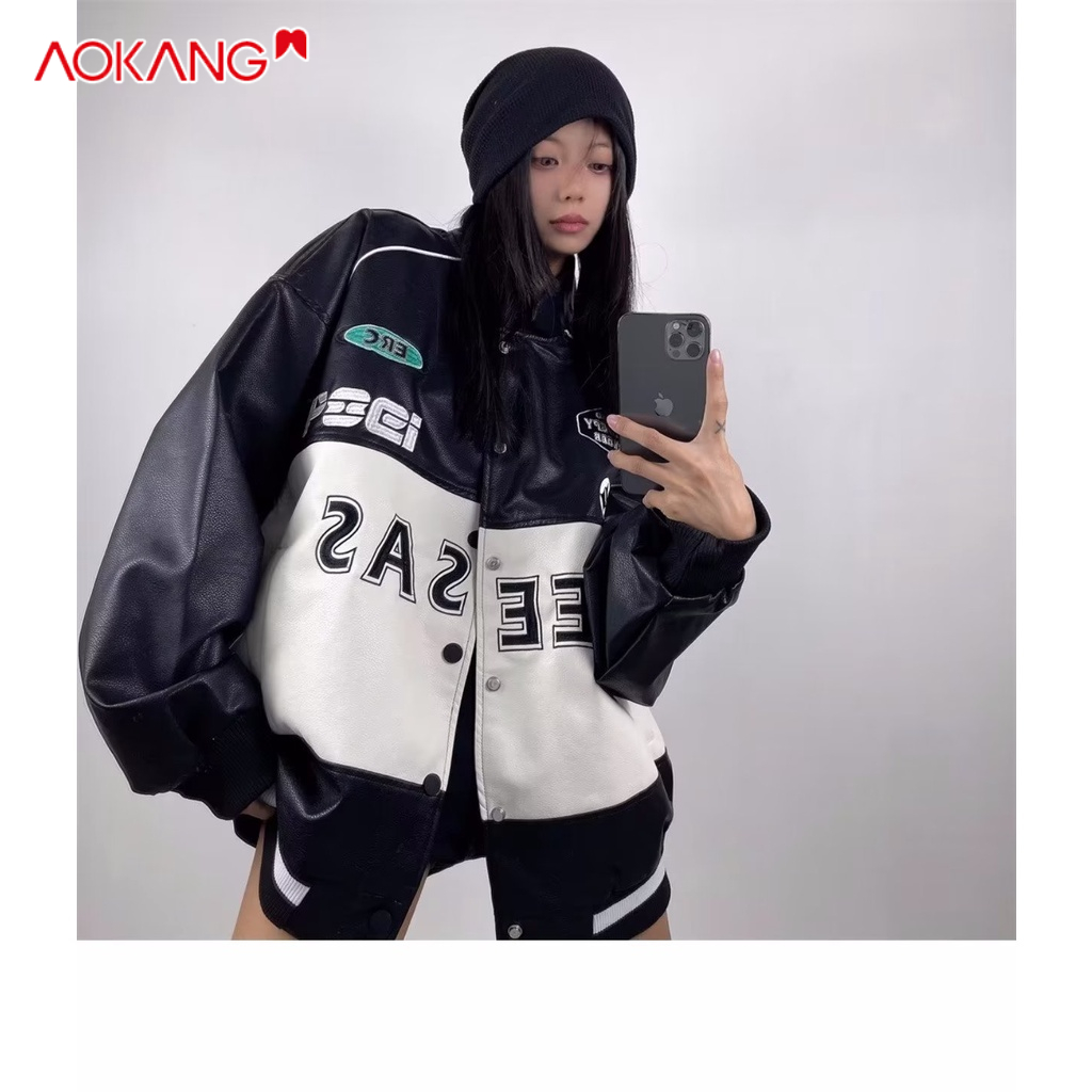 Áo khoác nam AOKANG dài tay kiểu dáng đơn giản thời trang