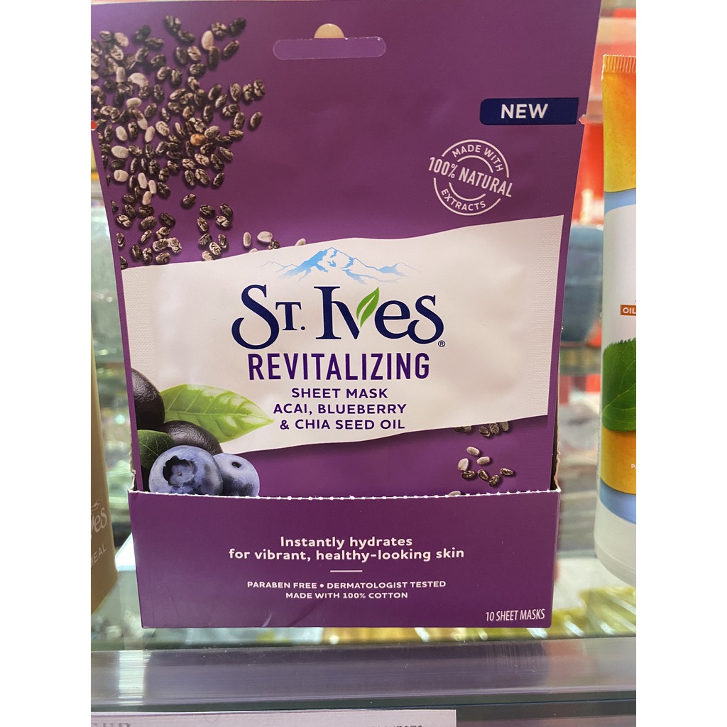 MẶT NẠ DƯỠNG DA ST. IVES REVITALIZING 23ML