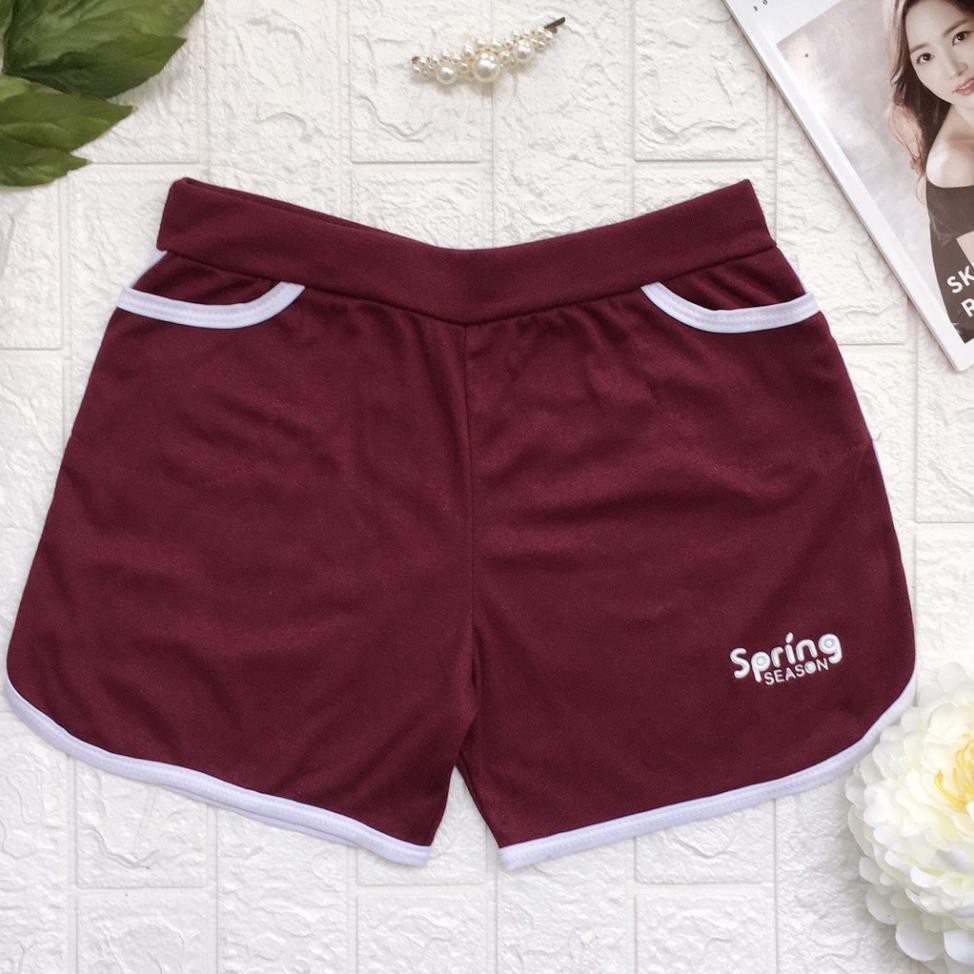 [Hình Thật] Quần Short Đùi Nữ Size Lớn 65kg Chất Thun Mát Thấm Hút Tốt Co Giãn Thoải Mái Mặc Nhà Lilykashop QS05 ་