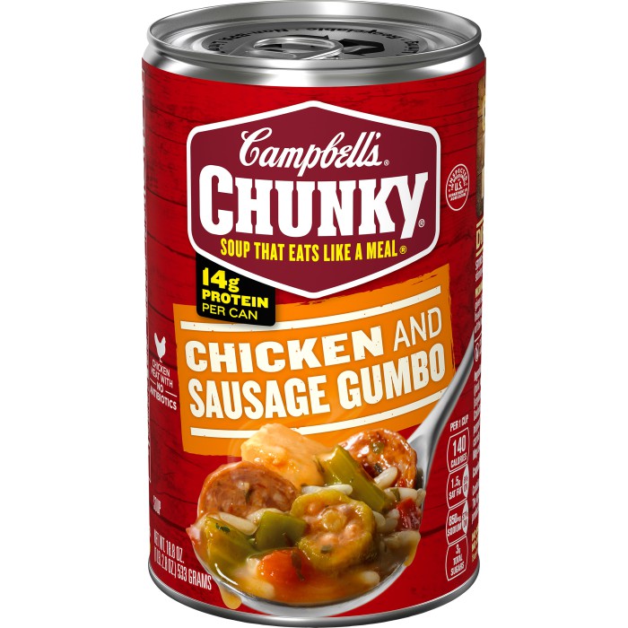 Súp Chunky Grilled Chicken Sausage Gumbo 18.8oz ( 533g)