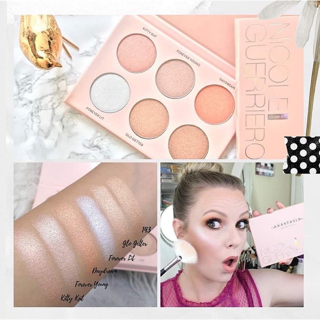 Bảng phấn highlight ABH x Nicole Guerriero