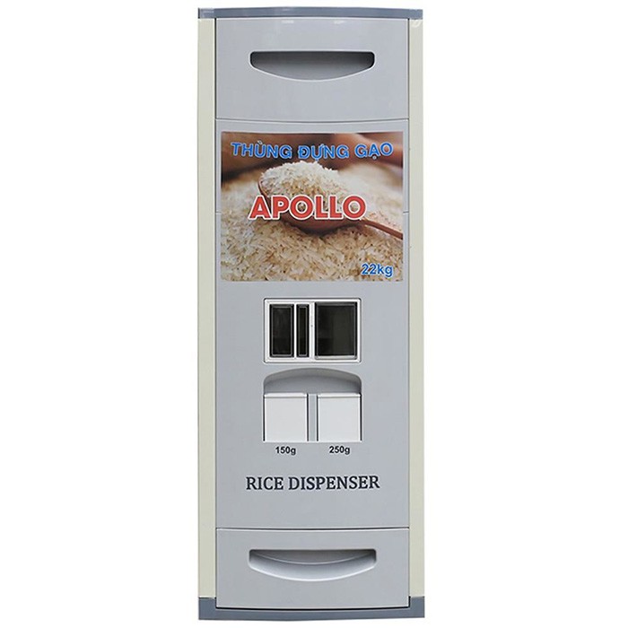 Thùng gạo Thông minh apollo nv-22( 22kg) (sẵn hàng)