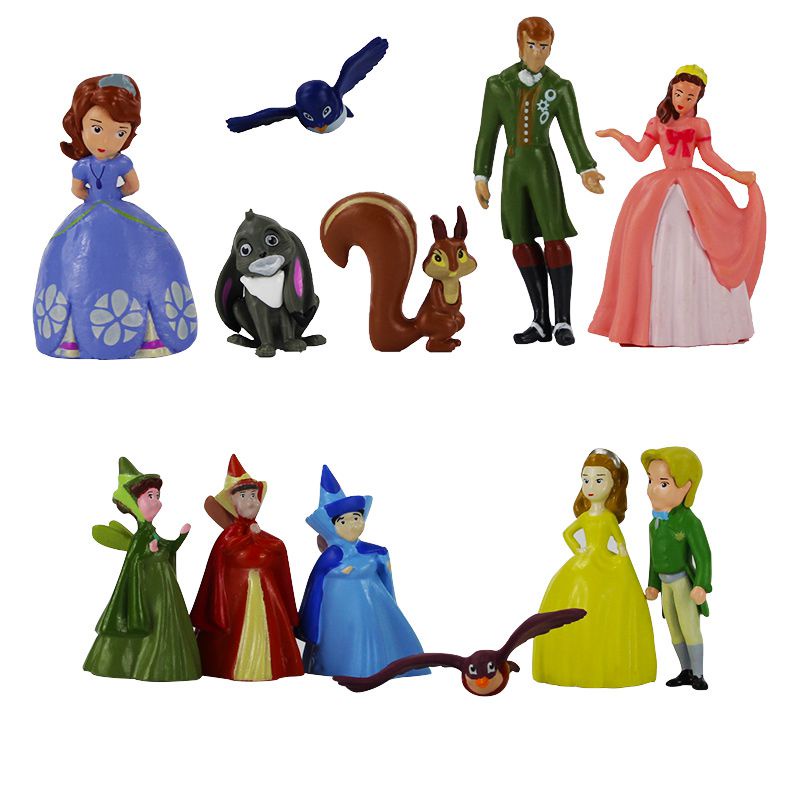 Set 12 Mô Hình Nhân Vật Phim Hoạt Hình Sofia The First Princess