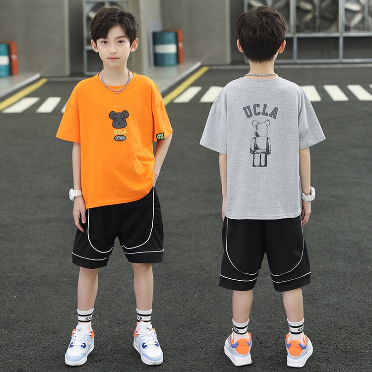 Sét Bộ quần áo mùa hè cho bé trai 18-45kg mẫu U.C.L.A. MA17.