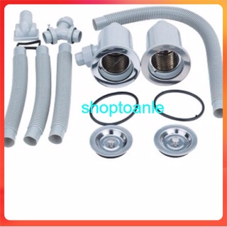 Bộ phụ kiện Xi Phông chậu rửa Inox (xiphong chậu rửa bát)