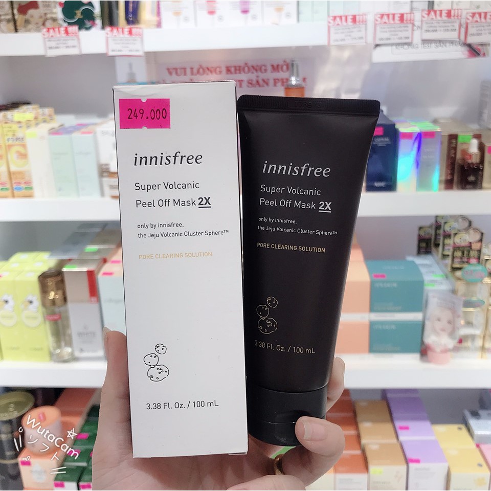 Mặt Nạ Dạng Lột Loại Bỏ Mụn Đầu Đen Innisfree Super Volcanic Peel Off Mask 2X - 100ml