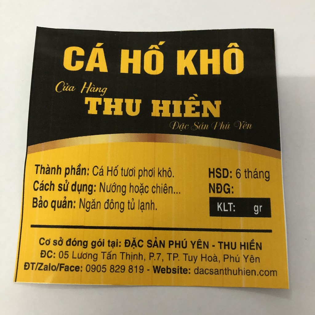 Cá Hố Khô - Phú Yên